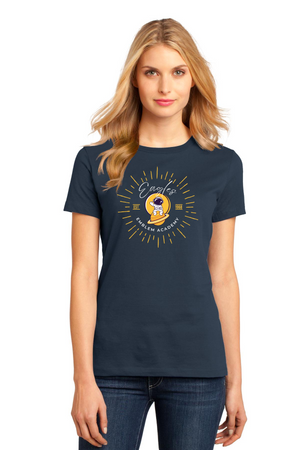 Emblem Academy Spirit Wear 2023/24 On-Demand-Premium District Womens Tee Astronaut Logo