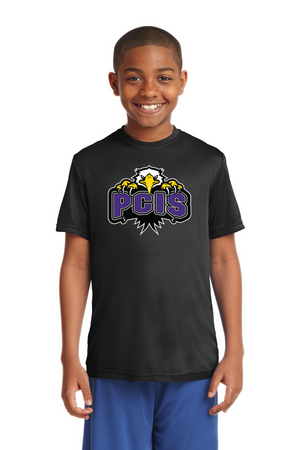 Plymouth Community Intermediate Spirit Wear 2023 On-Demand-Unisex Dry-Fit Tee Falcon Logo