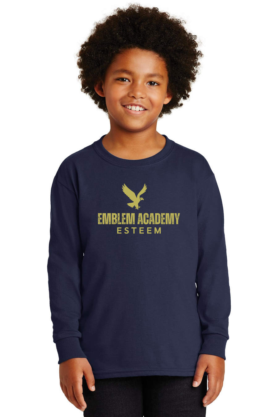 Emblem Academy Spirit Wear 2023/24 On-Demand-Unisex Long Sleeve Shirt Esteem Logo