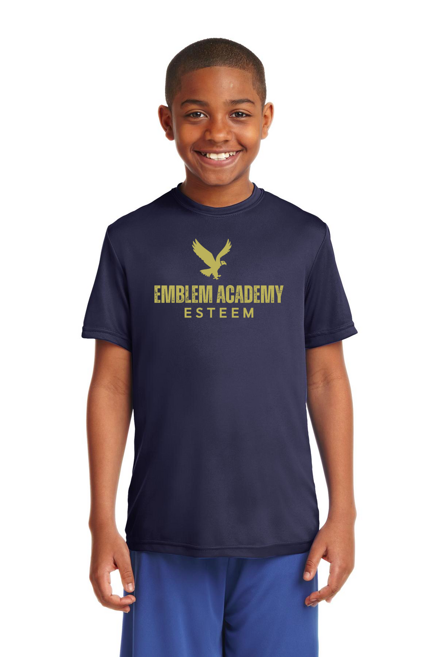 Emblem Academy Spirit Wear 2023/24 On-Demand-Unisex Dry-Fit Shirt Esteem Logo