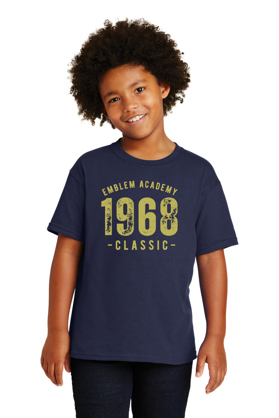 Emblem Academy Spirit Wear 2023/24 On-Demand-Unisex T-Shirt 1968 Logo