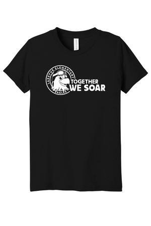 Lakevue Elementary Spirit Wear 2023/24 On-Demand-BELLA+CANVAS Triblend Short Sleeve Tee Together We Soar Logo