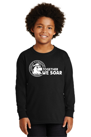 Lakevue Elementary Spirit Wear 2023/24 On-Demand-Unisex Long Sleeve Shirt Together We Soar Logo