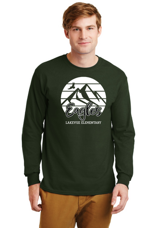 Lakevue Elementary Spirit Wear 2023/24 On-Demand-Unisex Long Sleeve Shirt Eagles Logo