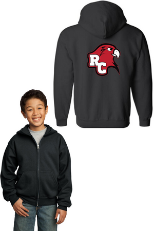 Rock Creek Elementary School Spirit Wear 2023/24 On-Demand-Unisex Full-Zip Hooded Sweatshirt