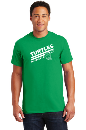 Pierce Elementary - 23/24 Spirit Wear-Unisex T-Shirt Stripes Logo