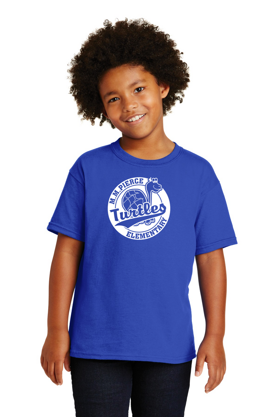 Pierce Elementary - 23/24 Spirit Wear On-Demand-Unisex T-Shirt Circle Logo