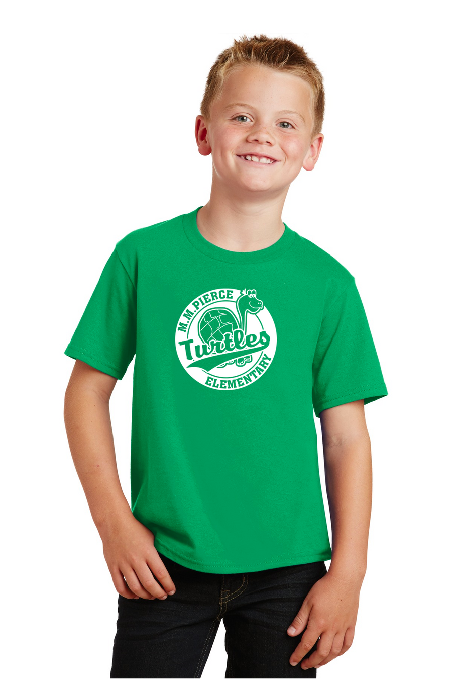 Pierce Elementary - 23/24 Spirit Wear On-Demand-Premium Soft Unisex T-Shirt Circle Logo