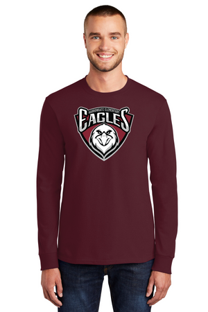 Harrowgate Elementary Spirit Wear 2023/24 On-Demand Store-Unisex Long Sleeve Shirt Shield Logo