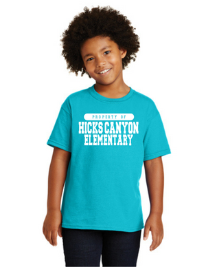 Hicks Canyon Fall Spirit Wear 2023/24 On-Demand-Unisex T-Shirt - 5th Grade - Horizontal Logo
