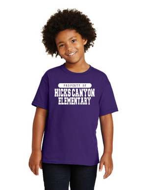 Hicks Canyon Fall Spirit Wear 2023/24 On-Demand-Unisex T-Shirt - 4th Grade - Horizontal Logo