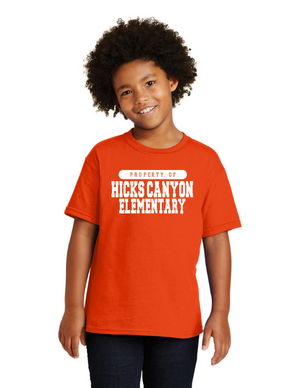 Hicks Canyon Fall Spirit Wear 2023/24 On-Demand-Unisex T-Shirt - 1st Grade - Horizontal Logo