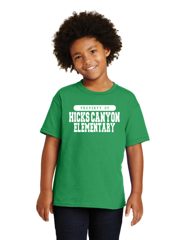 Hicks Canyon Fall Spirit Wear 2023/24 On-Demand-Unisex T-Shirt - Kindergarten - Horizontal Logo