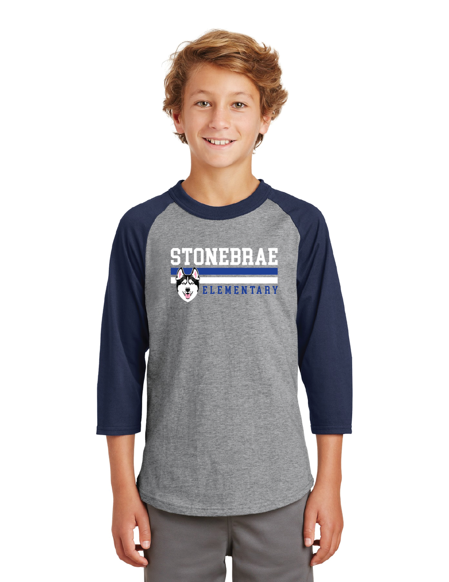 Stonebrae Elementary Spirit Wear 2023-24 On-Demand-Unisex Baseball Tee