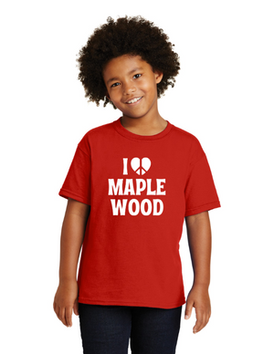 Maplewood Elementary Spirit Wear 2023-24 On-Demand-Unisex T-Shirt I love Logo