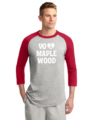 Maplewood Elementary Spirit Wear 2023-24 On-Demand-Unisex Baseball Tee YoLove Logo