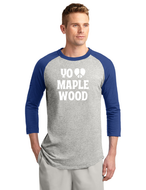 Maplewood Elementary Spirit Wear 2023-24 On-Demand-Unisex Baseball Tee YoLove Logo