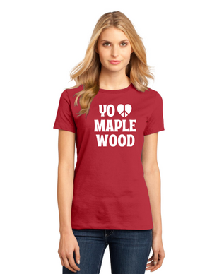 Maplewood Elementary Spirit Wear 2023-24 On-Demand-Premium District Womens Tee YoLove Logo