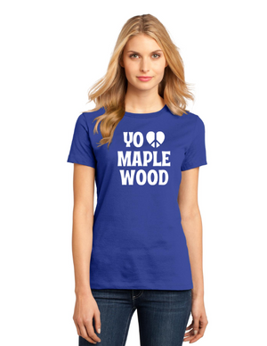 Maplewood Elementary Spirit Wear 2023-24 On-Demand-Premium District Womens Tee YoLove Logo