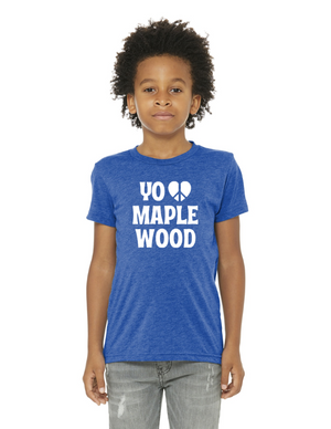 Maplewood Elementary Spirit Wear 2023-24 On-Demand-BELLA+CANVAS Triblend Short Sleeve Tee YoLove Logo