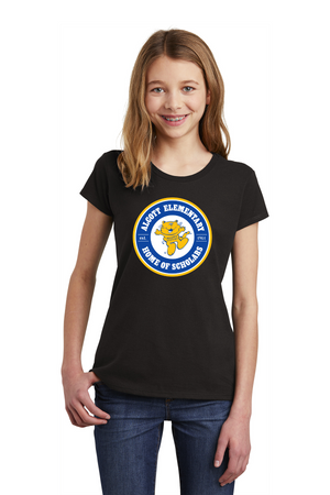 Alcott Elementary Spirit Wear 2023-24 On-Demand-Youth Girls Tee Circle Logo