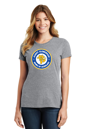 Alcott Elementary Spirit Wear 2023-24 On-Demand-Ladies Shirt Circle Logo