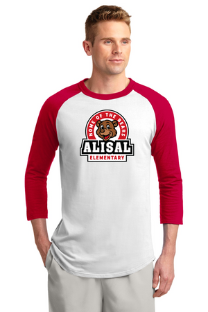 Alisal Elementary 2023/24 On-Demand-Unisex Baseball Tee Bear Logo