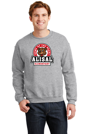 Alisal Elementary 2023/24 On-Demand-Unisex Crewneck Sweatshirt Bear Logo