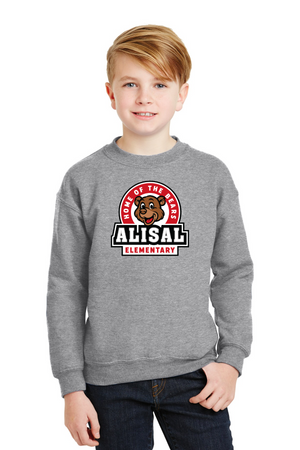 Alisal Elementary 2023/24 On-Demand-Unisex Crewneck Sweatshirt Bear Logo