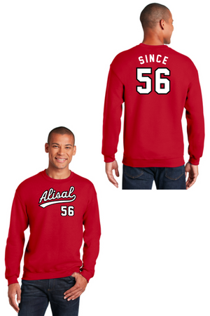 Alisal Elementary 2023/24 On-Demand-Unisex Crewneck Sweatshirt Baseball Logo