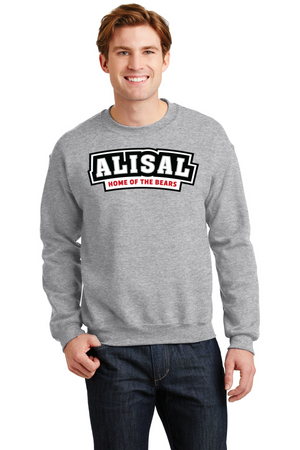 Alisal Elementary 2023/24 On-Demand-Unisex Crewneck Sweatshirt Typographic Logo