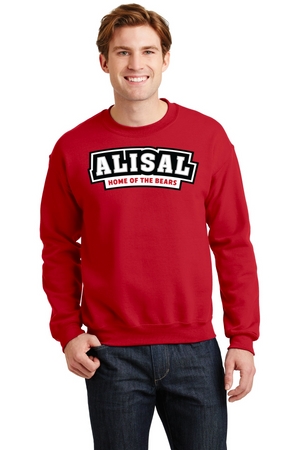 Alisal Elementary 2023/24 On-Demand-Unisex Crewneck Sweatshirt Typographic Logo