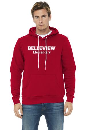 Belleview Elementary Spirit Wear 2023-24 On-Demand-BELLA+CANVAS Premium Fleece Hoodie Basic Logo