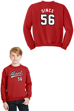 Alisal Elementary 2023/24 On-Demand-Unisex Crewneck Sweatshirt Baseball Logo