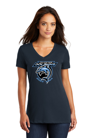College Park Elementary (Irvine, CA) Spirit Wear 2023-24-Premium District Womens V-Neck