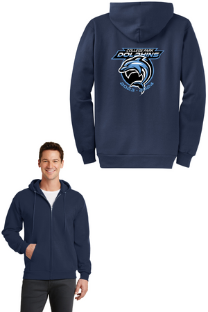 College Park Elementary (Irvine, CA) Spirit Wear 2023-24 On-Demand-Unisex Full-Zip Hooded Sweatshirt