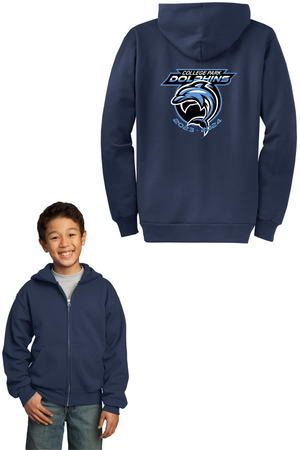 College Park Elementary (Irvine, CA) Spirit Wear 2023-24-Unisex Full-Zip Hooded Sweatshirt