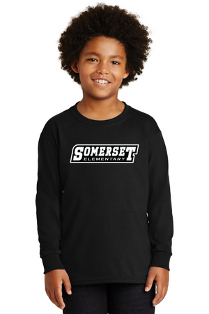 Somerset Elementary Spirit Wear 2023-24 On-Demand-Unisex Long Sleeve Shirt Typographic Logo