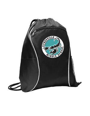 Sykesville Middle School 2023-24 Spirit Wear On-Demand-Port Authority Cinch Pack Circle Logo