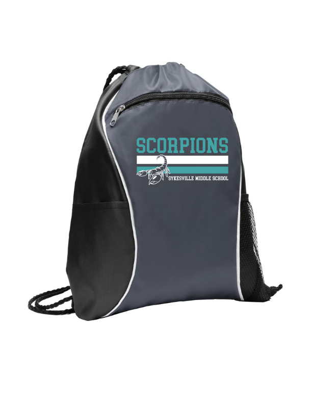 Sykesville Middle School 2023-24 Spirit Wear On-Demand-Port Authority Cinch Pack Stripes Logo