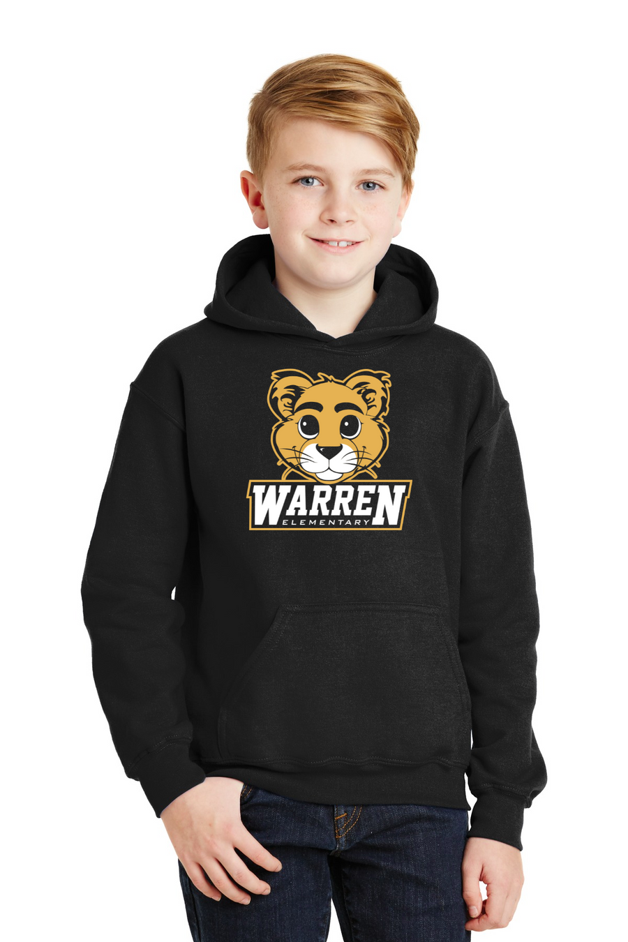 Warren Elementary 2023/24 Spirit Wear On-Demand-Unisex Hoodie Circle Logo
