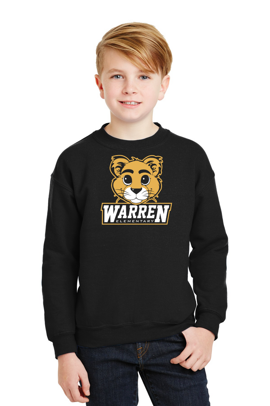 Warren Elementary 2023/24 Spirit Wear On-Demand-Unisex Crewneck Sweatshirt Circle Logo