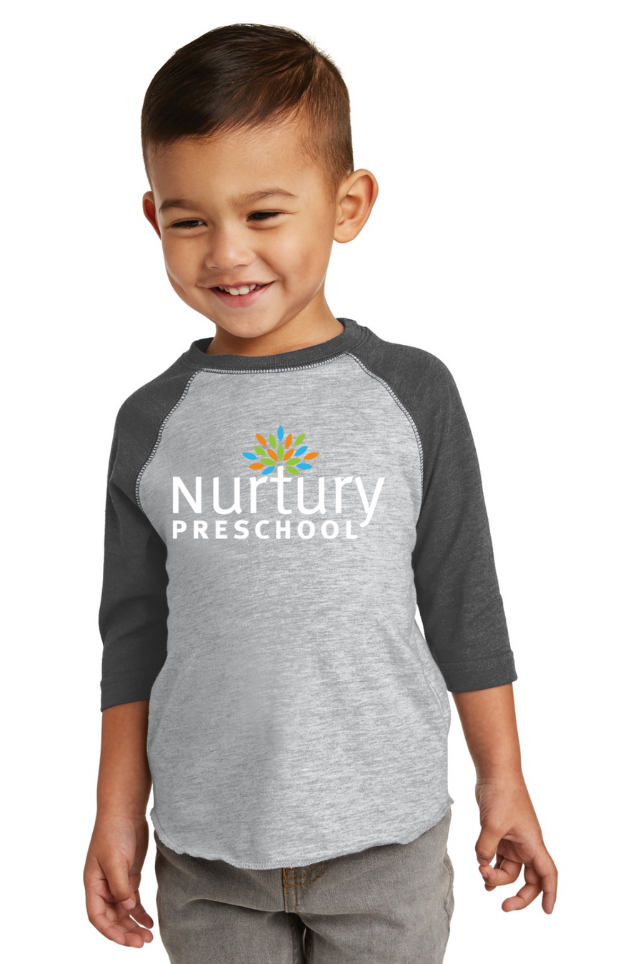 Nurtury Preschool at Moraga Valley Presbyterian Church-Toddler Premium Soft Baseball Tee