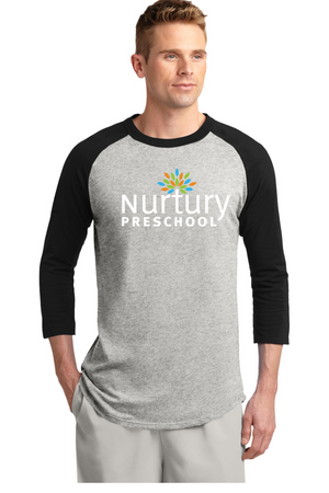 Nurtury Preschool at Moraga Valley Presbyterian Church-Unisex Baseball Tee