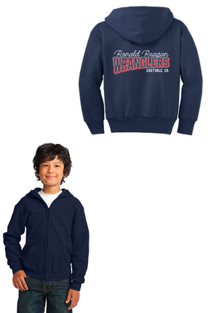 Ronald Reagan Elementary Spirit Wear 23/24 III On-Demand-Unisex Full-Zip Hooded Sweatshirt