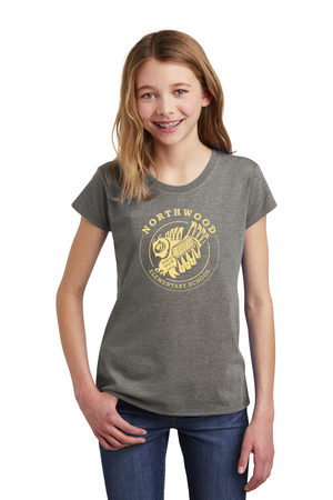 Northwood Elementary Spirit Wear 2023-24 On-Demand-Youth District Girls Tee Owl Logo