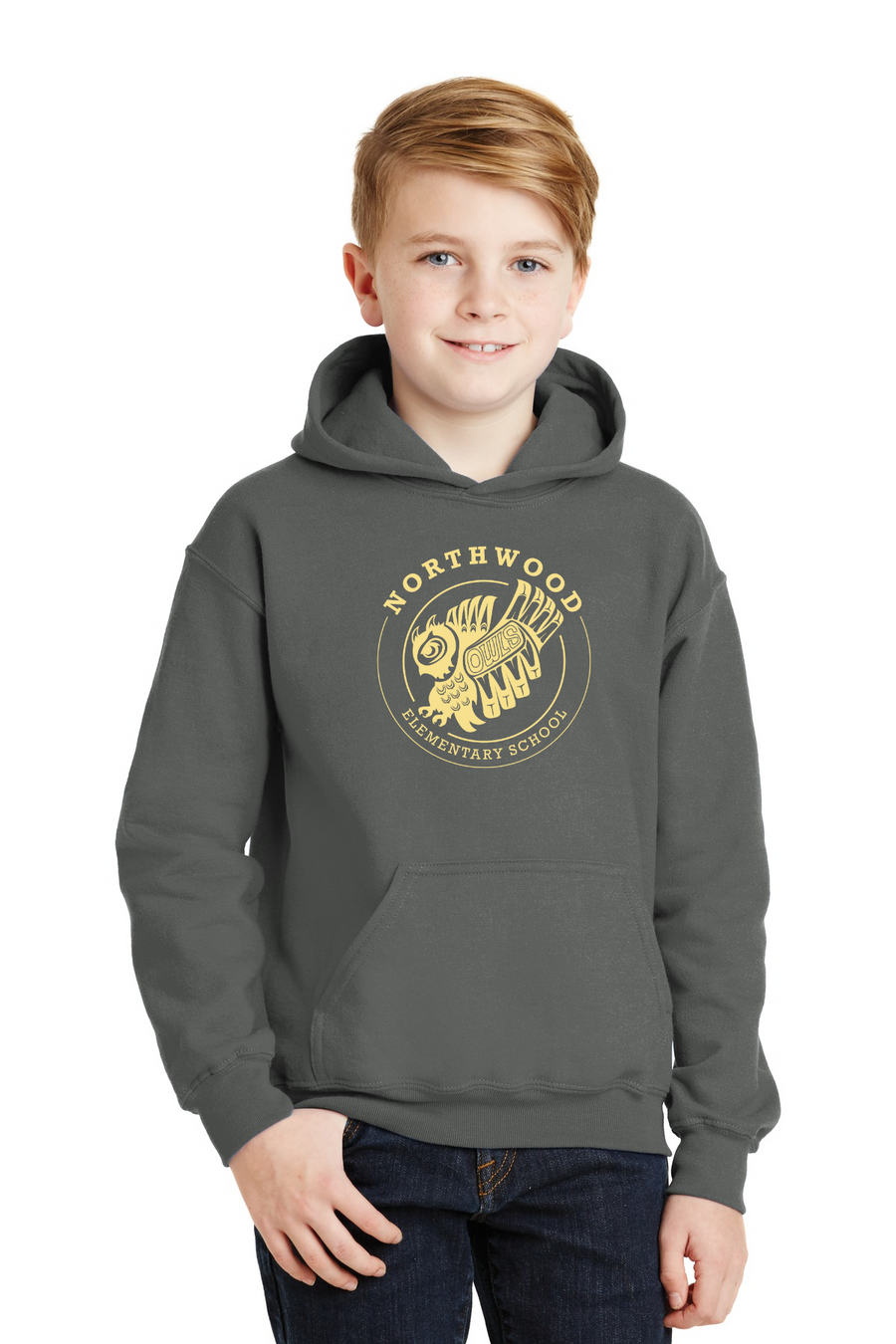 Northwood Elementary Spirit Wear 2023-24 On-Demand-Unisex Hoodie Owl Logo