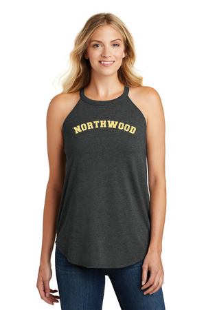 Northwood Elementary Spirit Wear 2023-24 On-Demand-District Womens Perfect Tri Rocker Tank Typographic Logo