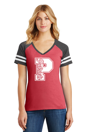 McGees Crossroads Elementary Spirit Wear 2023-24 On-Demand-District Ladies Game V-Neck Tee