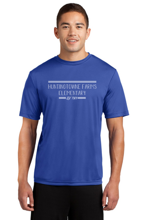 Huntingtowne Farms Elementary Spirit Wear 2023-24 On-Demand-Unisex Dry-Fit Shirt Typographic Logo